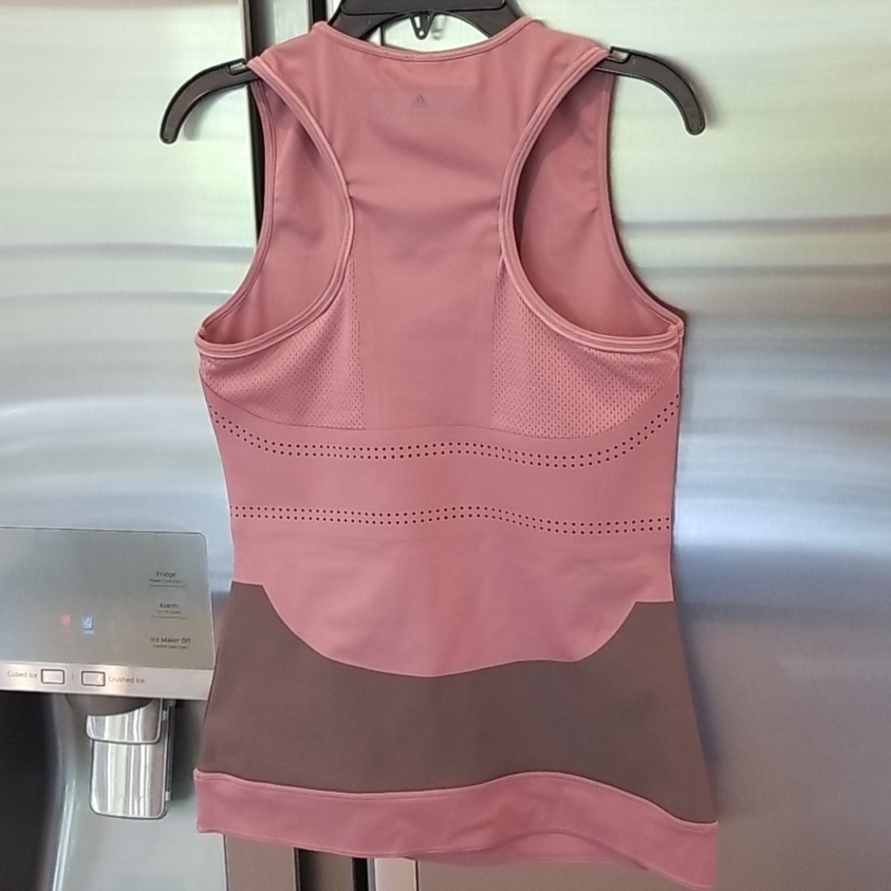 Adidas by Stella McCartney Rose and Charcoal Tank Top - Picture 16 of 16